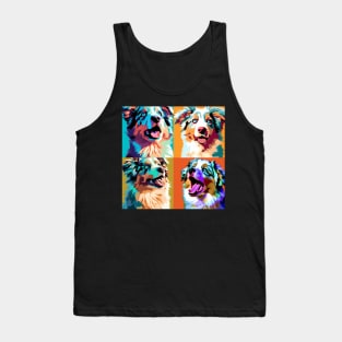 Miniature American Shepherd Pop Art - Dog Lover Gifts Tank Top